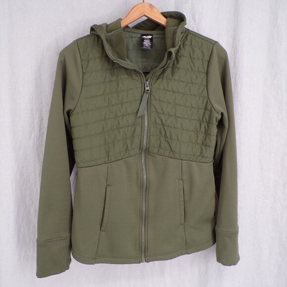 Avia Jackets & Blazers - Avia Women's Quilted Fleece Full Zip Athletic Hoody - size S